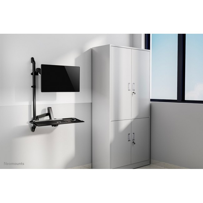 Neomounts WL90-325BL1 Sit-stand workstation wall 17-32