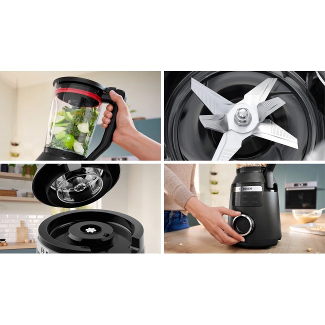 Bosch Serie 6 MMB6652B blender 2 L Tabletop blender 1800 W Black Bosch Serie 6 MMB6652B blender 2 L Tabletop blender 1800 W Black