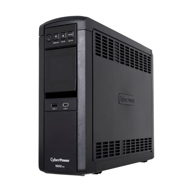 CyberPower CP1600EPFCLCD uninterruptible power supply (UPS) Line-Interactive 1.6 kVA 1000 W 6 AC outlet(s) CyberPower CP1600EPFCLCD uninterruptible power supply (UPS) Line-Interactive 1.6 kVA 1000 W 6 AC outlet(s)