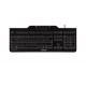 CHERRY KC 1000 SC keyboard Office USB QWERTZ German Black