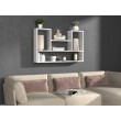 BILBAO 4P hanging rack 100x16x60 cm, white