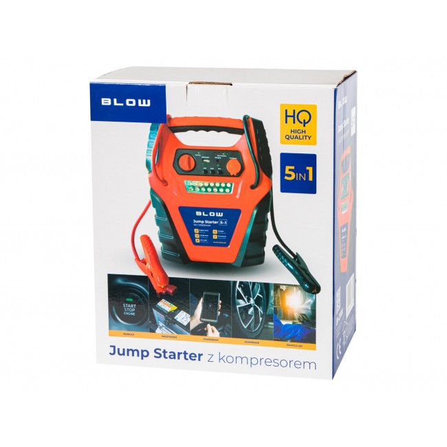 Jump Starter compressor rectifier 5in1