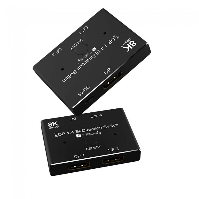 Techly IDATA-DP-2DP-8KT video switch DisplayPort