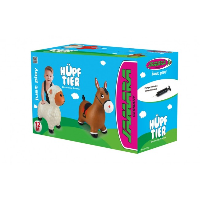Jamara Hopping animal horse brown with pump Animals