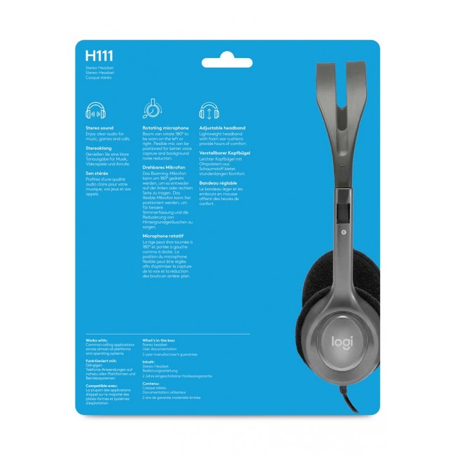 Logitech H110 Stereo Headset