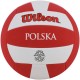 Volleyball Wilson Super Soft Play VB Poland official size white and red size 5 WTH90118XBPO Volleyball Wilson Super Soft Play VB Poland official size white and red size 5 WTH90118XBPO