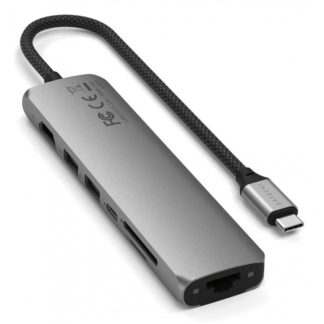 Satechi 7-in-1 USB-C Adapter with Ethernet Satechi 7-in-1 USB-C Adapter with Ethernet