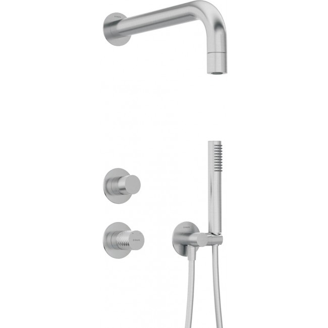 Shower set for concealed installation