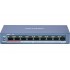 Hikvision DS-3E0109P-E/M(B) network switch Unmanaged L2 Fast Ethernet (10/100) Power over Ethernet (PoE) Blue