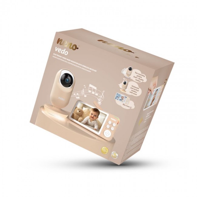 VEDO CREAM ELECTRONIC BABY NANNY WITH WIRELESS RECEIVER VEDO CREAM ELECTRONIC BABY NANNY WITH WIRELESS RECEIVER