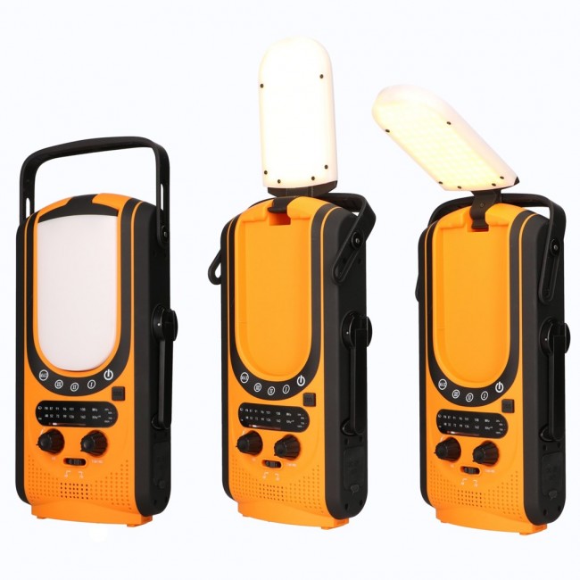Extralink Power Ranger EPS-6000 | Power Bank | 6000mAh, FM Radio, LED Light, Dynamo, Solar Panel