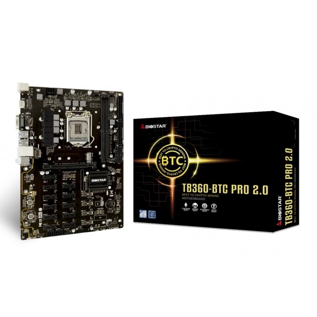 Biostar TB360-BTC PRO 2.0 motherboard Intel B360 LGA 1151 (Socket H4) ATX