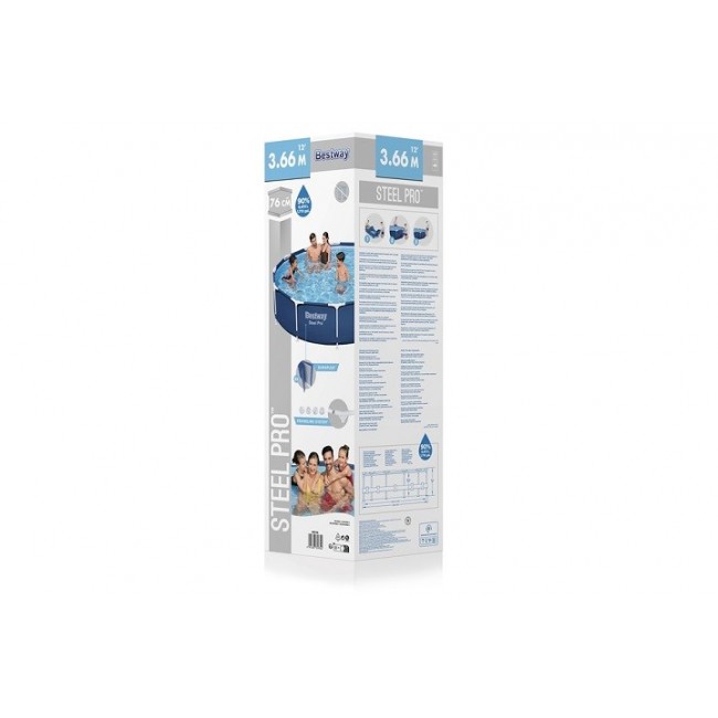 Bestway Steel Pro Round Above Ground Pool 3.66 m x 76 cm