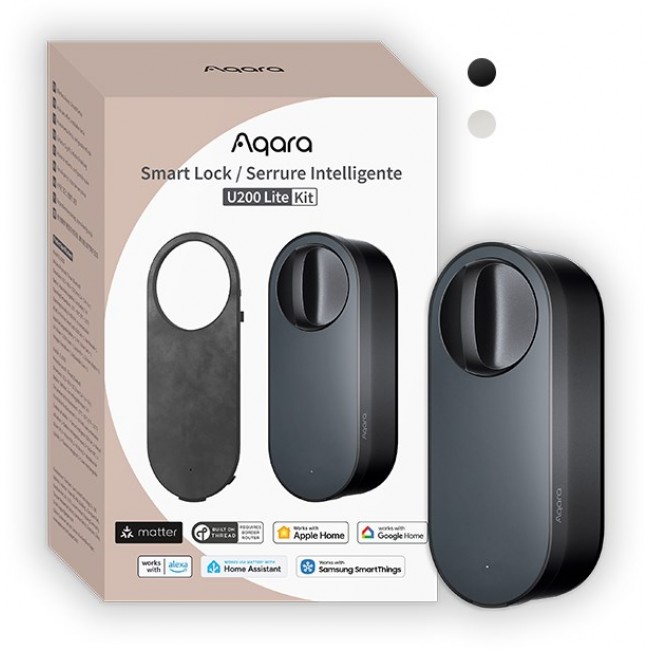 Aqara Smart Lock U200 Lite Black Door Lock Aqara Smart Lock U200 Lite Black Door Lock