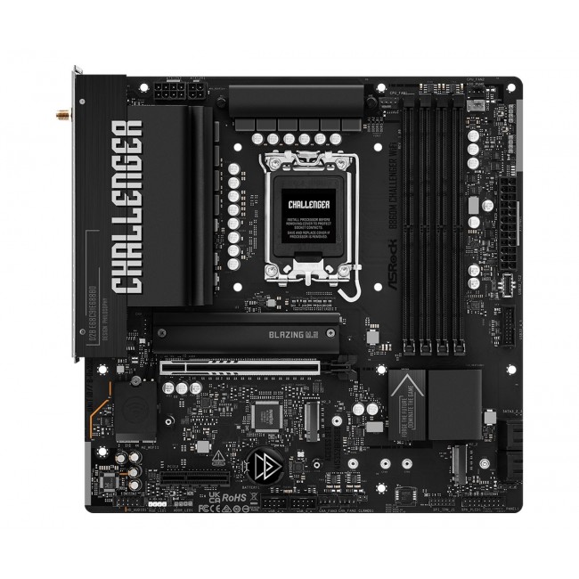 Asrock B860M Challenger WiFi Intel B860 LGA 1851 (Socket V1) micro ATX