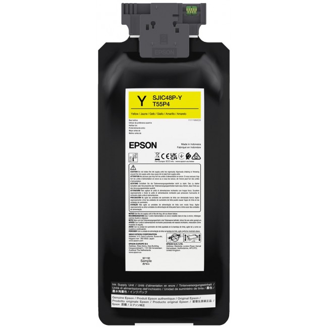 Epson SJIC48P-Y Yellow ink cartridge for ColorWorks C8000e
