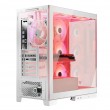 Modecom Volcano SPACE APEX ARGB MIDI Midi Tower White