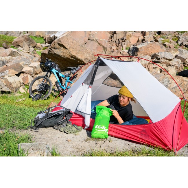 MSR Hubba Hubba Bikepack 1 person(s) Green, Red, White Ridge tent MSR Hubba Hubba Bikepack 1 person(s) Green, Red, White Ridge tent