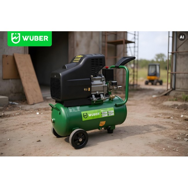Oil-lubricated compressor 24 L W54001 WUBER