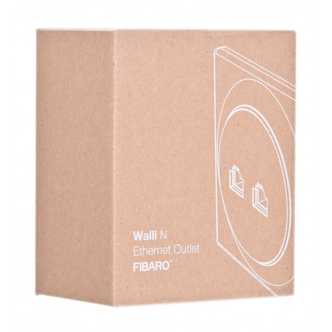 Fibaro Walli N socket-outlet 2 x RJ-45 White