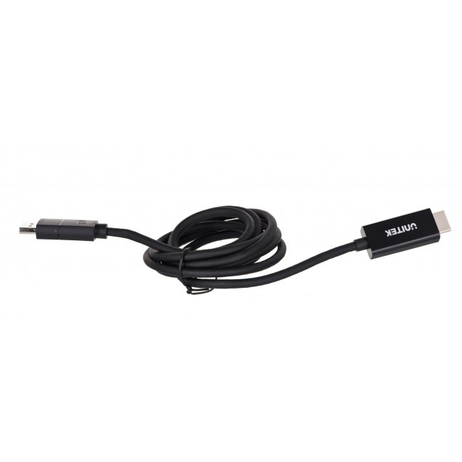 UNITEK CABLE DisplayPort 1.2, HDMI, 4K@60HZ, 1,8M, V1608A