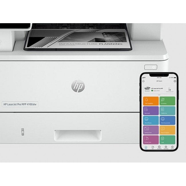 HP LaserJet Pro MFP 4102dw Printer Laser A4 1200 x 1200 DPI 40 ppm HP LaserJet Pro MFP 4102dw Printer Laser A4 1200 x 1200 DPI 40 ppm