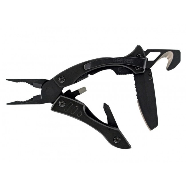 Gerber Crucial multi tool pliers Full-size 5 tools Black Gerber Crucial multi tool pliers Full-size 5 tools Black