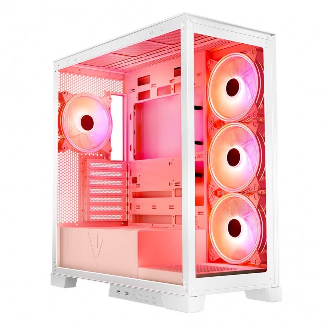 Modecom Volcano SPACE APEX ARGB MIDI Midi Tower White Modecom Volcano SPACE APEX ARGB MIDI Midi Tower White