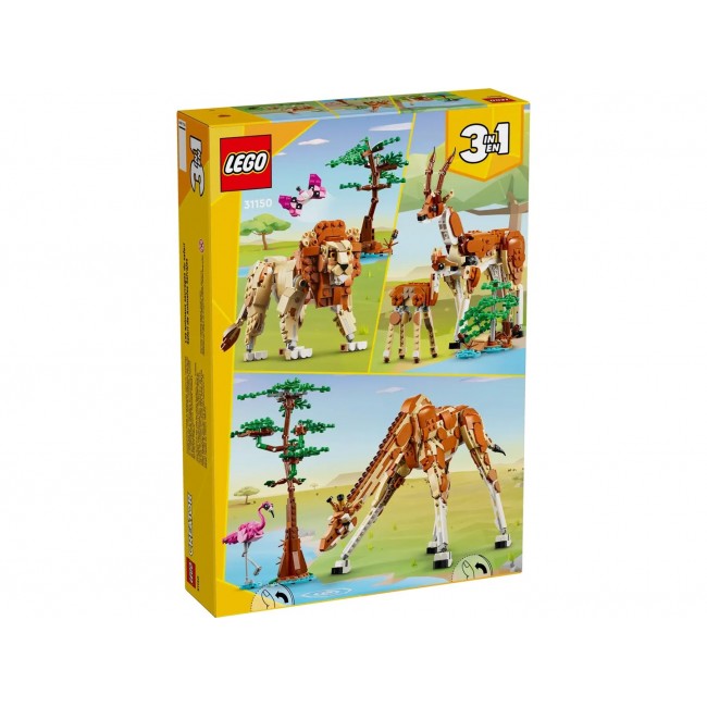 LEGO CREATOR 3 IN 1 31150 WILD SAFARI ANIMALS LEGO CREATOR 3 IN 1 31150 WILD SAFARI ANIMALS