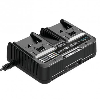 DEDRA DUAL CHARGER 18V 2x2.3A