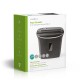 Nedis PASH120BKA4 paper shredder Strip shredding 22 cm Black