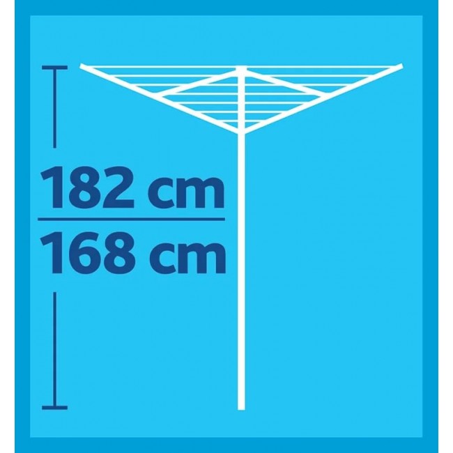 Clothes Drying Rack Vileda Sun-Rise Clothes Drying Rack Vileda Sun-Rise