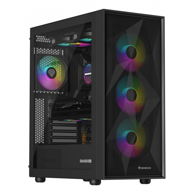 GENESIS NLG-2319 computer cooling system Computer case Liquid cooling kit Black GENESIS NLG-2319 computer cooling system Computer case Liquid cooling kit Black