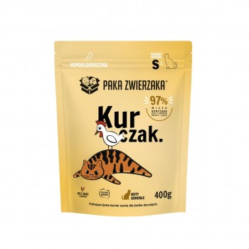 PAKA ZWIERZAKA Chicken S - dry cat food - 400g