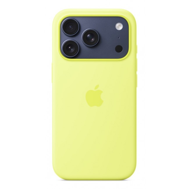 Apple iPhone 17 Pro Silicone Case with MagSafe Neon Yellow Apple iPhone 17 Pro Silicone Case with MagSafe Neon Yellow