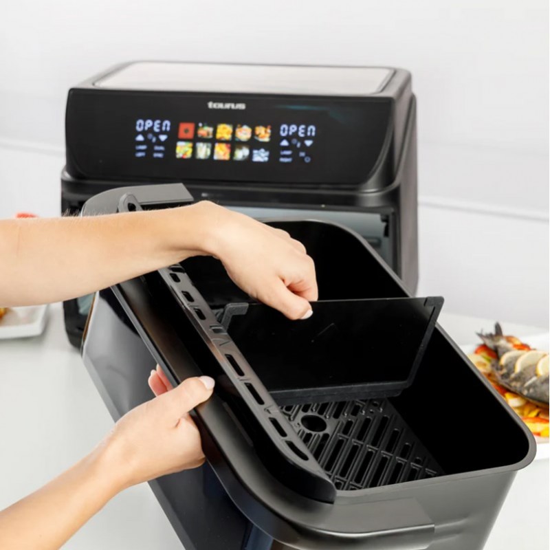Fat-free deep fryer with long basket and grill Taurus 973004000