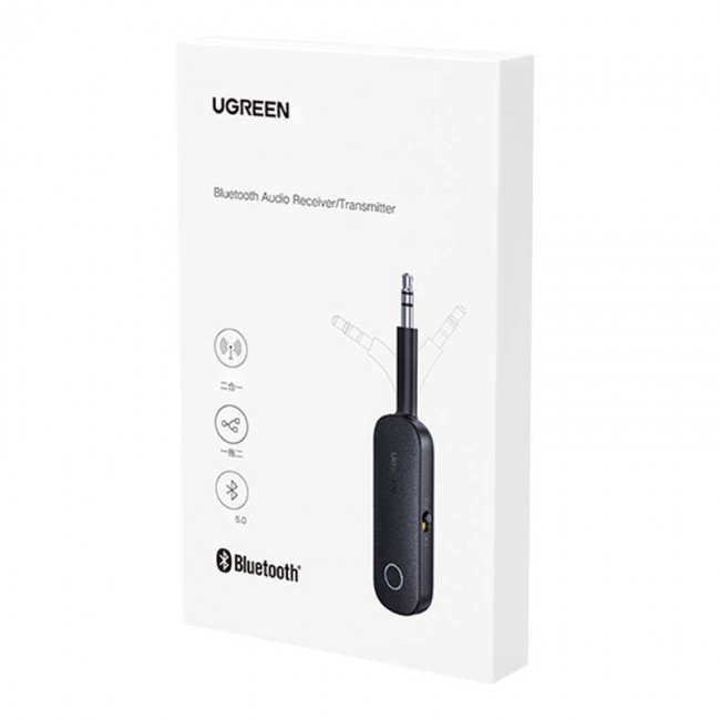 Ugreen Bluetooth receiver transmitter mini jack 3.5 mm black (CM403) Ugreen Bluetooth receiver transmitter mini jack 3.5 mm black (CM403)