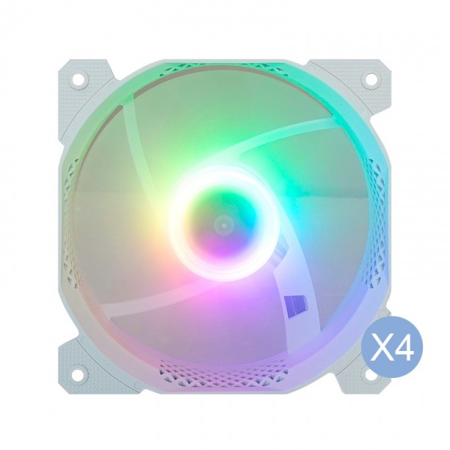 Montech AIR 100 ARGB, Micro-ATX, Tempered Glass - white