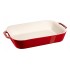 Staub Rectangular Ceramic Platter - 4.5 ltr, Red