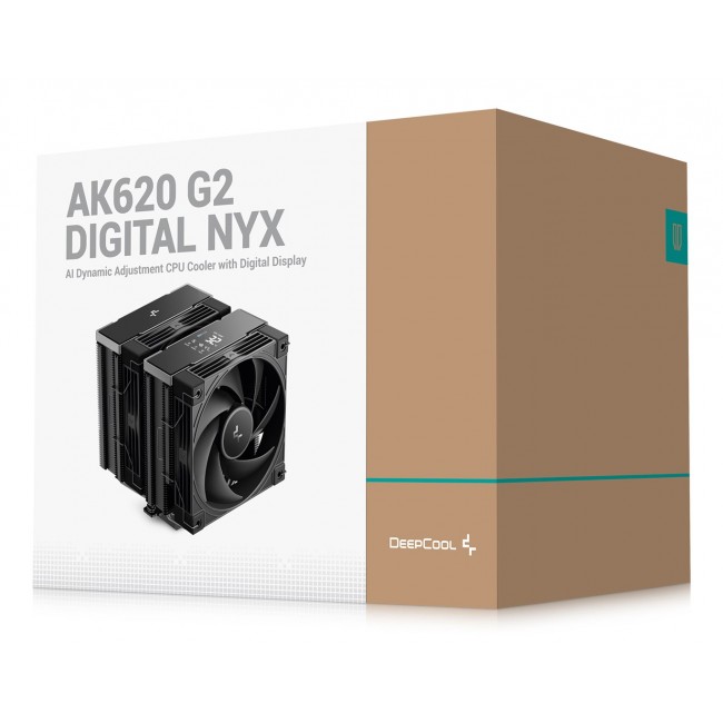 DeepCool AK620 G2 Digital NYX Processor Air cooler 12 cm Black 1 pc(s)
