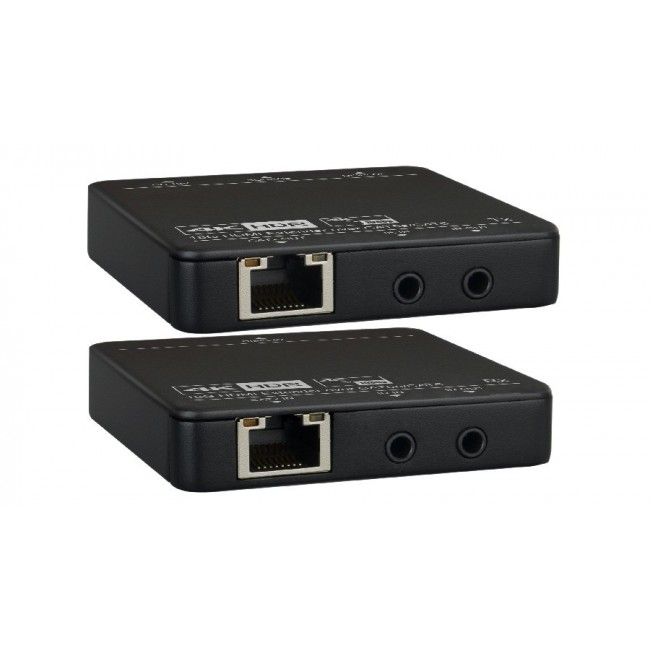 LevelOne HVE-9006 AV extender AV transmitter & receiver Black