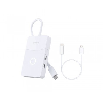 D-Link DUP-501 interface hub USB 3.2 Gen 1 (3.1 Gen 1) Type-C 5000 Mbit/s White