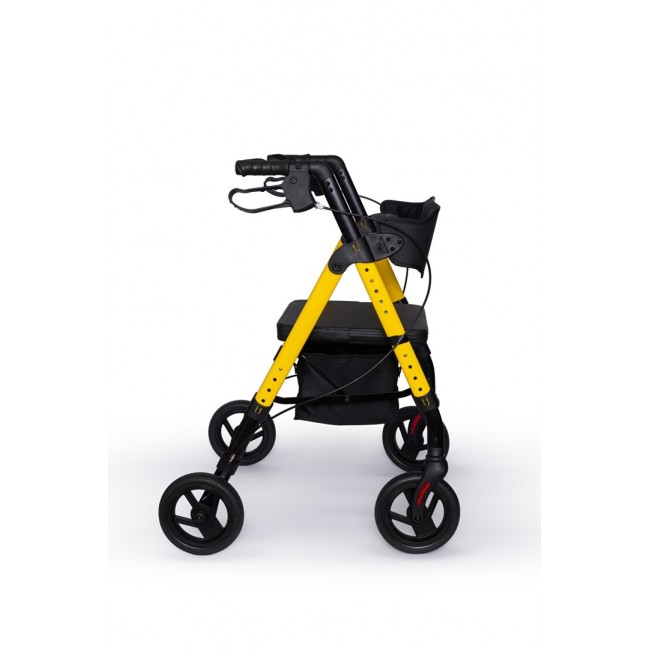 Four-wheel Rehabilitation Walker Marsylia, Yellow RF-617/ REHAFUND