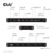 CLUB3D 14-1 USB-C Quad Display Docking Station CLUB3D 14-1 USB-C Quad Display Docking Station