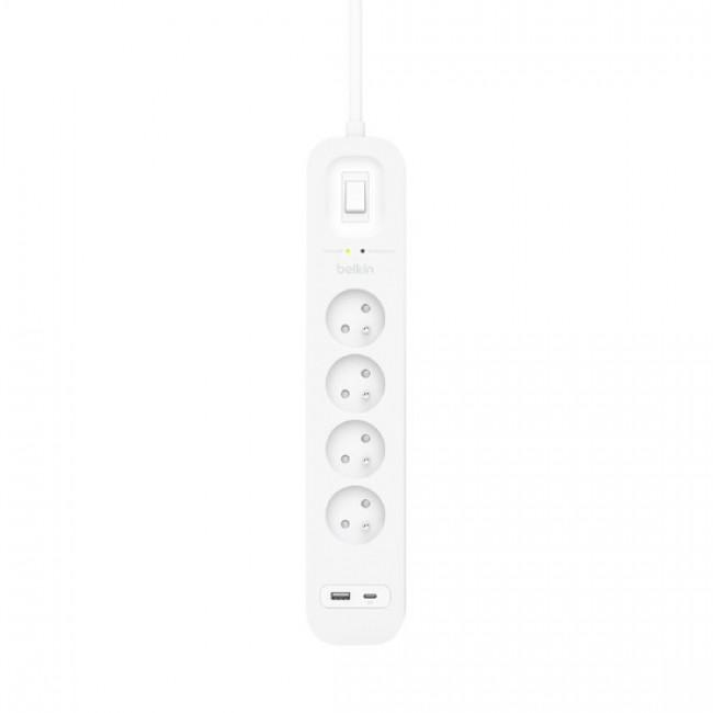 Belkin SRB001CA2M surge protector White 4 AC outlet(s) 2 m