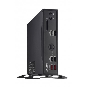 Shuttle XPC slim Barebone DS20U3V2, i3-10110U, 2x LAN (1xGbit, 1x 2.5Gbit),1xCOM,1xHDMI,1xDP, fanless, 24/7 permanent operation