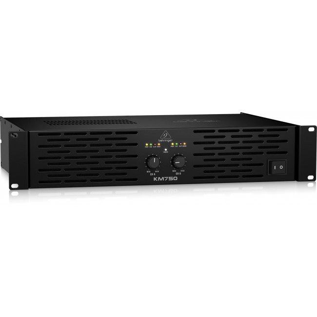 Behringer KM750 audio amplifier 2.1 channels Black Behringer KM750 audio amplifier 2.1 channels Black