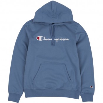 Men's Champion Hooded Sweatshirt Blue 220253 BS099 M