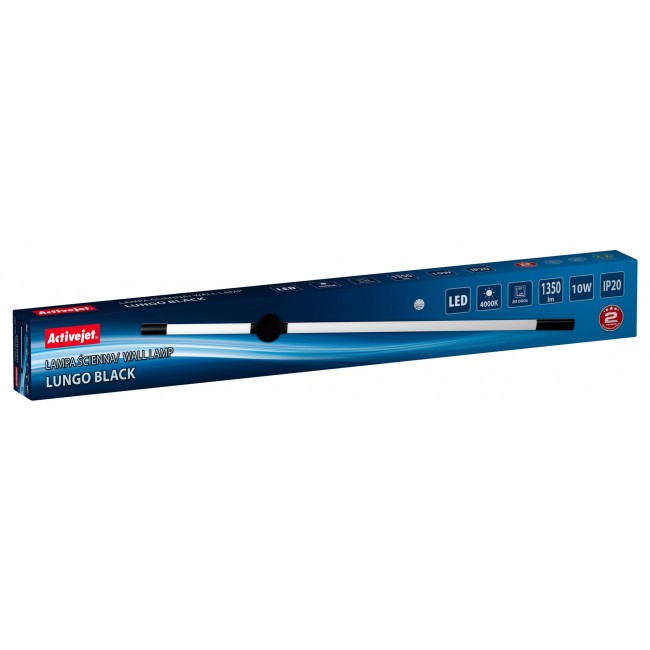 Activejet LED wall lamp AJE-LUNGO Black Activejet LED wall lamp AJE-LUNGO Black