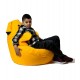 Pikachu yellow Sako bag pouffe L 105 x 80 cm